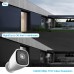 Wireless Rechargeable Battery Camera,Racdde 1080P Outdoor Security CCTV Camera System,Motion Detect,Night Vision,IP66 Waterrproof,12000mAh Battery,2-Way Audio Wire-Free Security IP Camera (White) 