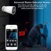 Wireless Rechargeable Battery Camera,Racdde 1080P Outdoor Security CCTV Camera System,Motion Detect,Night Vision,IP66 Waterrproof,12000mAh Battery,2-Way Audio Wire-Free Security IP Camera (White) 
