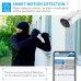 Outdoor Security Camera, Racdde 1080P Wireless Bullet Surveillance Cameras, Work with Alexa, IP66 Weatherproof WiFi Camera with Night Vision, Motion Detection, Two-Way Audio & Cloud Storage