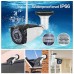 5MP Outdoor Security Camera, Racdde WiFi Wireless 5 Megapixels HD Night Vision Surveillance Cameras, 2-Way Audio IP Camera, Motion Detection CCTV, Weatherproof Outside Camera Support Max 128GB SD Card 