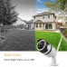 Outdoor Security Camera, Racdde 1080P HD Outdoor Surveillance Cameras with Dual Light Night Vision, Motion Detection, Two-Way Audio, IP66 Waterproof, Wired or WiFi Outdoor Camera(Updated Version) 