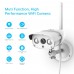 Racdde Outdoor Security Camera, 1080P Wireless IP Camera 2.4G WIFI Camera with IP67 Waterproof IR Night Vision Motion Detection Home Security Surveillance Camera System, iOS/Android 