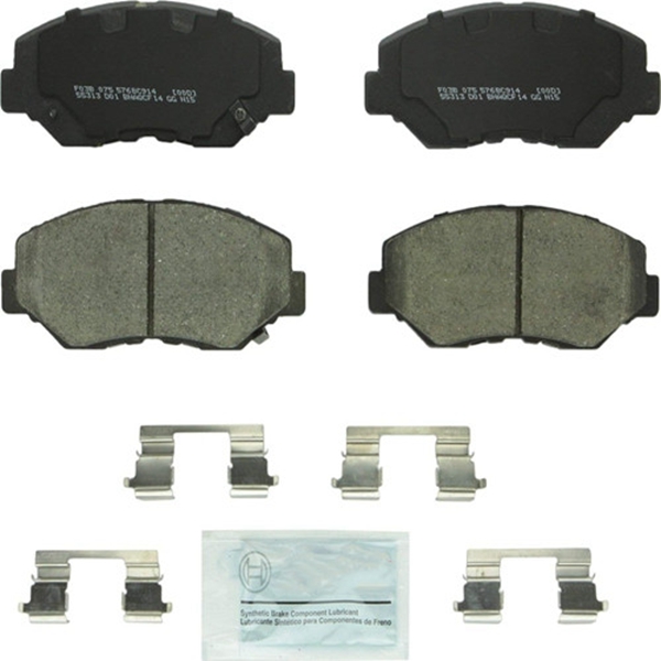 Racdde BC914 QuietCast Premium Ceramic Disc Brake Pad Set For: Acura ILX; Honda Accord, Civic, CR-V, Element, Fit, Front