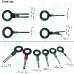 Racdde Auto Terminals Removal Key Tool Set Car Electrical Wiring Crimp Connector Extractor Puller Release Pin Kit (18 Pieces) 