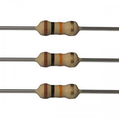 Racdde 100EP51210K0 10k Ohm Resistors, 1/2 W, 5% (Pack of 100)