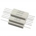 Racdde 10PCS Cement Resistors 10W Horizontal 10 ohm 5% Ceramic Wirewound Resistors 