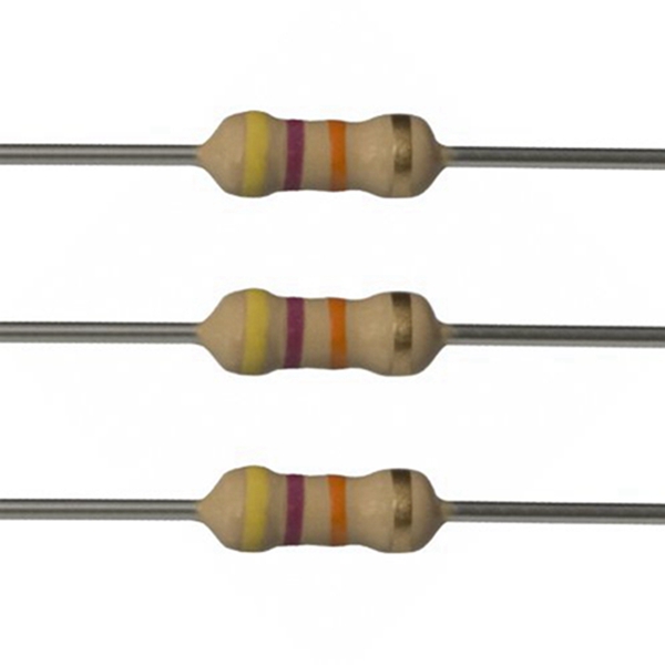 Racdde 100EP51247K0 47k Ohm Resistors, 1/2 W, 5% (Pack of 100) 