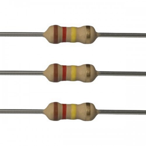 Racdde 10EP514120K 120k Ohm Resistors, 1/4 W, 5% (Pack of 10) 