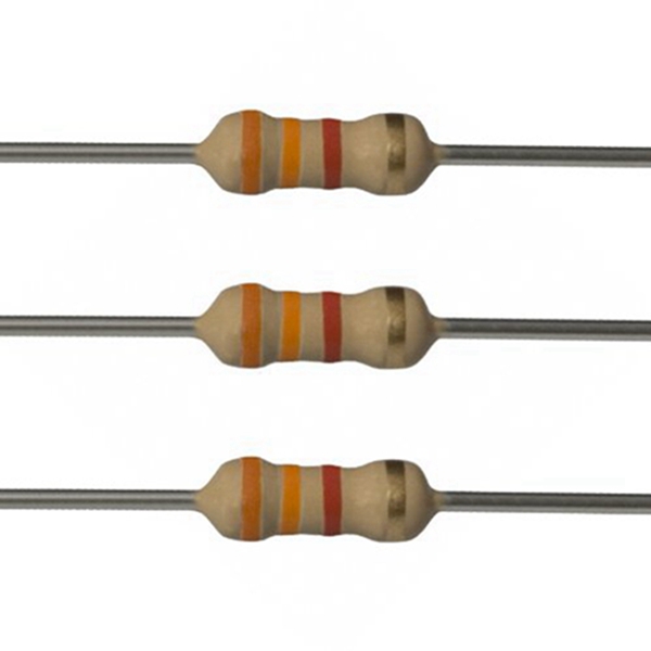 Racdde 100EP5123K30 3.3k Ohm Resistors, 1/2 W, 5% (Pack of 100) 