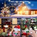 Racdde Christmas Projector Lights Outdoor LED Snowflake Projector Waterproof Snowfall Projection with Wireless Remote Snow Flurries Decorative Projector for Halloween/Christmas/Holiday/Yard Party/Wedding 