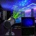 Racdde Star Sky Laser Projector Light with LED Blue Aurora Light Christmas Lights Suitable for Bedroom Decoration, Family Party, KTV, Dance Halls, Clubs, Bars, Kids Party, Dance Floor