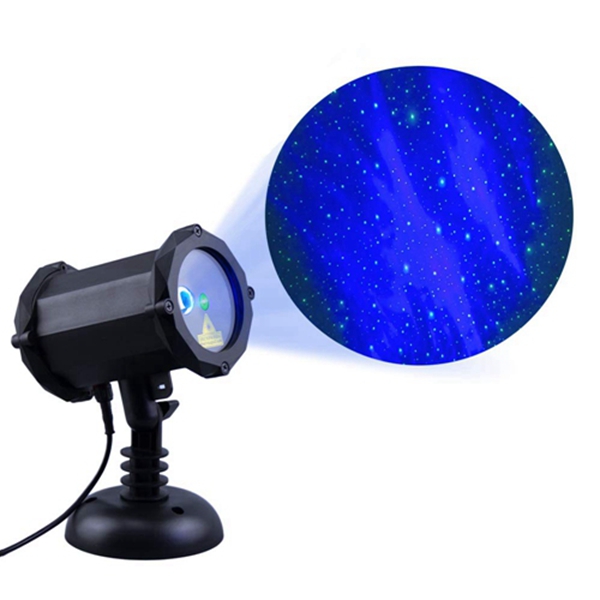 Racdde Star Sky Laser Projector Light with LED Blue Aurora Light Christmas Lights Suitable for Bedroom Decoration, Family Party, KTV, Dance Halls, Clubs, Bars, Kids Party, Dance Floor
