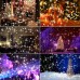 Racdde Snowfall Projector LED Lights Wireless Remote, IP65 Waterproof Rotatable White Snow For Valentines Day Christmas Halloween Holiday Party Wedding Garden New Year House Landscape Decorations 