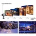 Racdde Christmas Projector Light Outdoor Snowfall LED Projector Waterproof Rotating Snow Projection with RF Remote Snow Decorative Projector for Christmas, Holiday, Halloween Party, Wedding, Garden, Yard 