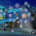 Racdde 2019 New Moving Snowflake lights, White Christmas Projector Lights LED Landscape Projection, Indoor & Outdoor Spotlights Decor Stage Irradiation & Garden Tree Wall, Perfect Halloween Holiday Party 