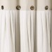 Racdde Button Shower Curtain, 72" X 72", Linen 