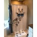 Racdde 12PCS Durable Paw Print Shower Curtain Hooks for Bathroom, Kids Room Baby room, Bedroom, Living Room Decor 