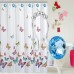 Racdde Decorative Shower Curtain Hooks, 12 Pcs Acrylic Double Glide Shower Curtain Hooks for Bathroom and Living Room (Blue) 