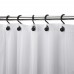 Racdde Rustproof Stainless Steel Shower Curtain Rings Hooks, Black-Set of 12 