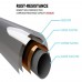 Racdde Tension Curtain Rod 26-43 Inches, Rust-Resistance Shower Curtain Rod for Windows or Doorways, Matte Nickel 