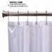 Racdde Tension Curtain Rod 26-43 Inches, Rust-Resistance Shower Curtain Rod for Windows or Doorways, Matte Nickel 