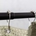 Racdde Adjustable Curved Shower Curtain Rod, Rustproof Aluminum, Adds Space and Adjusts from 36 in to 61 in, Telescoping Design, Elegant Finish (Black) 
