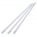 Racdde 3 Pack Cupboard Bars Tensions Rod Spring Curtain Rod, Adjustable Width (21.65-35 Inches, White) 