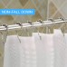 Racdde Shower Curtain Rod 42-72 Inch with Free Set of 12 Curtain Rings Hooks,Never Rust 304 Stainless Steel Stud Type Straight Rod Non-Slip Silicone Pad for Bathroom Kitchen Home,No Drilling,Never Collapse 