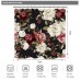 Racdde Watercolor Floral Shower Curtain Rustic Flowers Rose Girl Retro Leaves Blossom Peony Woman Waterproof Fabric Bathroom Home Decor Set 12 Pack Plastic Hooks 72x72 Inch 