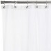 Racdde  Mildew Resistant Anti-Bacterial PEVA 8G Shower Curtain Liner, 72x72 Clear - Non Toxic, Eco-Friendly, No Chemical Odor, Rust Proof Grommets 