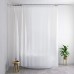 Racdde Shower Curtain Liner, Waterproof Shower Curtain 71x79in 0.2 MM 100 Percent EVA Bath Curtain 3D Cat's Eye, More Safe, Shower Liner with 12 Curtain Hooks 