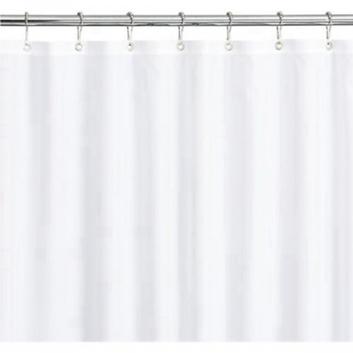 Racdde Dependable Products Magnetized Shower Curtain Liner Mildew Resistant (White) 