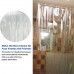 Racdde Shower Curtain Liner Curtains PEVA Shower Curtains Waterproof, Eco-Friendly for Bathroom - 72 x 72, Clear 