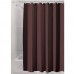 Racdde - 2 Pack - Extra Wide Water Repellent, Mildew Resistant, Heavy Duty Flat Weave Fabric Shower Curtain, Liner - Weighted Bottom Hem - for Shower and Bathtub - 108" x 72" - Chocolate Brown 