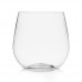 Racdde 24 Plastic Wine Glasses | Stemless Wine Cups - 20 ounce Clear Plastic Unbreakable Wine Glasses Disposable Reusable Shatterproof