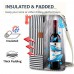 Racdde  Insulated 2 Bottle Wine Tote Bag - Wine Tumbler Glass Cooler Carrier for BYOB Restaurants, Wine Tasting, Travel, Park, Beach, Great Wine Lover Gift, Blue Stripe
