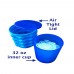Racdde The Ultimate Ice Cube Maker Silicone Bucket with Lid Makes Small-Size Nugget Ice Chips for Soft Drinks, Cocktail Ice, Wine On Ice, Crushed Ice Maker Cylinder Ice Trays, Ice Cup Maker Mold, Ice Holder