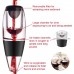 Wine Decanter, Racdde Wine Aerator Decanter with No-drip Stand for Red Wine, Multi Stage Design with Gift Box and Travel Pouch, Home and Party Use 