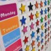 Racdde Refrigerator Magnets 35-Pack Star Fridge Magnets Cute Colorful Functional Magnets for Office, Kitchen, Refrigerator, Whiteboard magnet set 