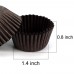 Racdde Mini Baking Paper Cup 400-Pack Brown Cupcake Liners Disposable Baking Cup Muffin Liners for Baking 