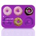 Racdde Donut Pan 2-Pack 6-Cavity No-stick Silicone Donut Baking Mold BPA-Free Doughnut Pan Donut Maker,Food Grade, Non-Toxic, Blue and Purple