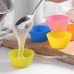 Racdde Silicone Cupcake Baking Cups 36 Packs Reusable Muffin Molds Non-stick Cupcake Baking Liners Standard Size Colorful Truffle Cups, 6 Colors