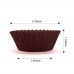 Racdde 300Pcs Brown Cupcake Liners Greaseproof Muffin Liners Baking Paper Cups Standard Size Cupcake Liner for Baking Muffin and Cupcake, Brown Color