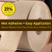 Racdde Ultra Durable Water-Activated Tape for Secure Packing. 2.75 Inch, 450 Ft Brown Kraft Gum Tape Provides Heavy Duty Adhesive for Packaging and Shipping. Fiberglass Reinforced for Extra Strong Bond