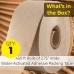 Racdde Ultra Durable Water-Activated Tape for Secure Packing. 2.75 Inch, 450 Ft Brown Kraft Gum Tape Provides Heavy Duty Adhesive for Packaging and Shipping. Fiberglass Reinforced for Extra Strong Bond