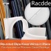 Racdde Pro-Grade, Cable Clips with Steel Nails 4mm, 14mm Wire Holders and Tacks 100 Per Size. Durable, UV Resistant Plastic Clips Help Organize Coax, Ethernet, Cat5, Cat6 and Other Cords. 