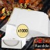Restaurant-Grade Hamburger Patty Paper 1000 Pack By Racdde. Non-Stick, Waxed Food-Grade Squares 5.5 x 5.5. Larger Size For Huge Burgers. Freezer Safe For Beef, Turkey, Bison and Other Patties 
