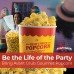 Premium Leak-Free 32 Oz Disposable Popcorn Cup 50pk By Racdde. Stackable Buckets With Fun Design. Great For Concession Stands, Carnivals, Fundraisers, School Events, Or Family Movie Nights. 