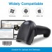Racdde Handheld Barcode Scanner Wired Bar Code Reader USB 2.0 Wired Handheld Bar Code Scanner 1D Laser Barcode Reader for POS PC Laptop and Computer RD-2013