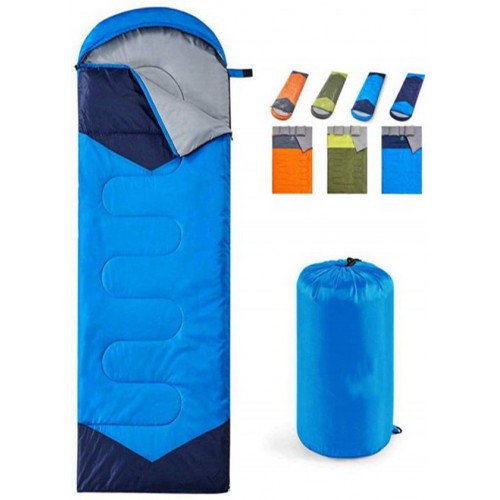 Racdde Camping Sleeping Bag - 3 Season Warm & Cool Weather - Summer, Spring, Fall, Lightweight, Waterproof for Adults & Kids - Camping Gear Equipment, Traveling, and Outdoors 